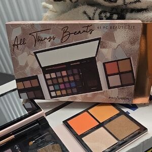 Profusion Cosmetics All Things Beauty Kit - Vibrant Orange, Gold, Brown